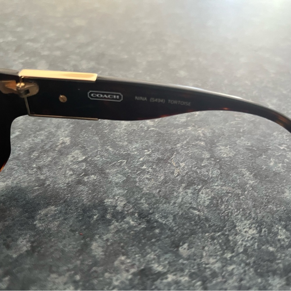 Coach Tortoise Shell Sunglasses - Picture 3 of 3